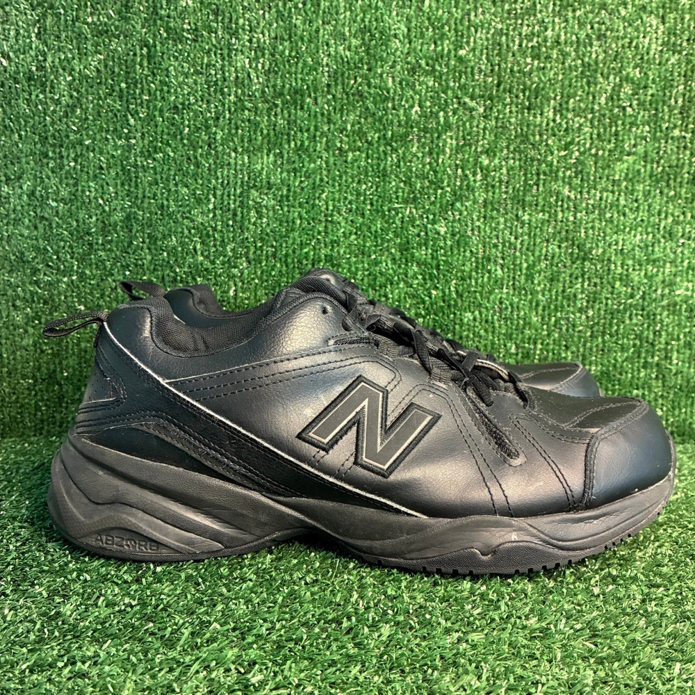 New Balance 608 Leather ABZORB Dad Core Training Sneakers Black Mens 11 2E Wide